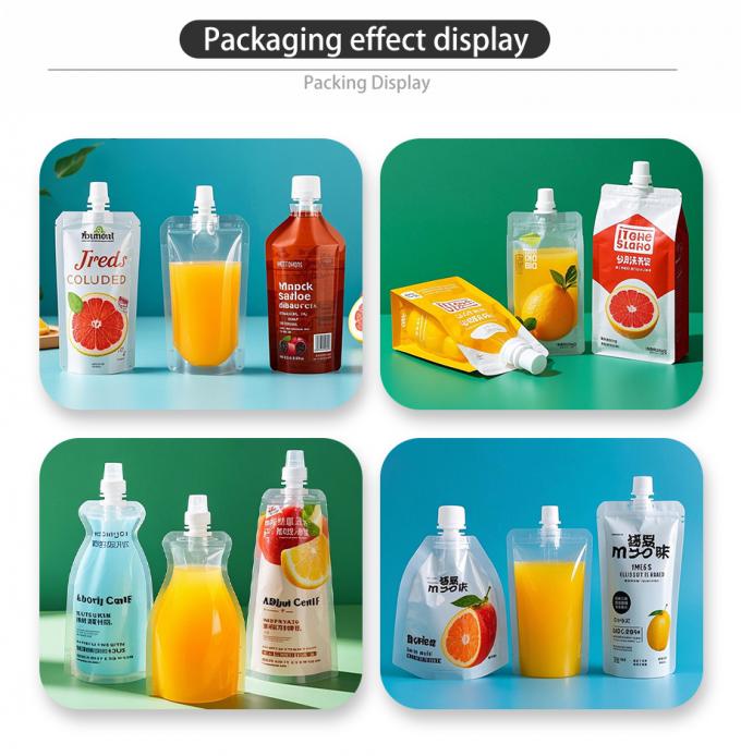 custom spout pouch packaging bags - leakproof & resealable for liquids​