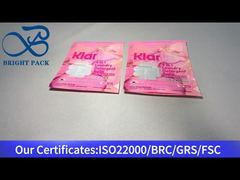 লন্ড্রি ডিটারজেন্ট বলের পাউচ স্বচ্ছ জানালা সহ