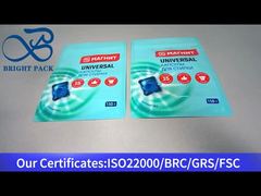 blue laundry pod stand up zipper bag