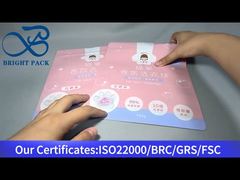 গোলাপী লন্ড্রি পড স্ট্যান্ড আপ ব্যাগ