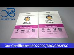 পোষা খাদ্য প্যাকেজিং জন্য সাদা প্লাস্টিকের থলি স্ট্যান্ড আপ