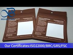 বাদামী ছোট শিশু প্রমাণ মাইলার ব্যাগ ১২ গ্রাম