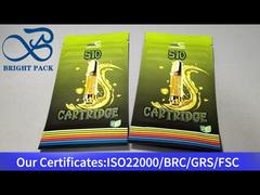 হলুদ ছোট শিশু প্রমাণ প্লাস্টিকের স্ট্যান্ড আপ ব্যাগ