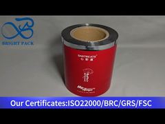 খাদ্য-গ্রেড লাল অ্যালুমিনিয়াম ফয়েল রোল ফিল্ম