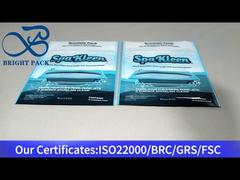 পরিষ্কার এজেন্ট 80g জন্য নীল প্লাস্টিকের resealable থলি