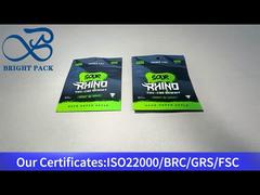 সবুজ কাস্টম শিশু প্রতিরোধী মাইলার ব্যাগ 10 গ্রাম