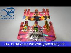 অনিয়মিত মুকুট-আকৃতির দ্বিমুখী মুদ্রিত লেজার ব্যাগ