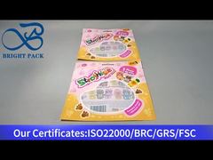 শিশুদের খেলনা জন্য স্বচ্ছ উইন্ডো সঙ্গে রঙিন প্লাস্টিকের ব্যাগ