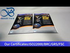 স্বচ্ছ উইন্ডো সহ কালো অ্যালুমিনিয়াম ফয়েল প্লাস্টিকের স্ট্যান্ড আপ ব্যাগ