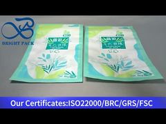 সাদা স্ট্যান্ড আপ প্লাস্টিকের ব্যাগ লন্ড্রি মণির জন্য 400g