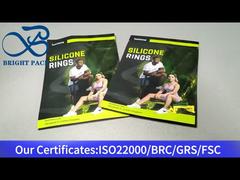 কালো এবং সবুজ অ্যালুমিনিয়াম-প্লাস্টিকের সিলিকন রিংগুলির জন্য জিপার ব্যাগ