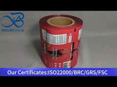 চকলেটের জন্য লাল অ্যালুমিনিয়াম ফয়েল রোল ফিল্ম