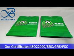 সবুজ শিশু-প্রতিরোধী প্যাকেজিং স্ট্যান্ড আপ ব্যাগ