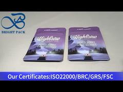 বেগুনী শিশু প্রতিরোধী মাইলার ব্যাগ 80g