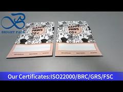 পোষা খাদ্য প্যাকেজিং জন্য গোলাপী অ্যালুমিনিয়াম প্লাস্টিকের ব্যাগ