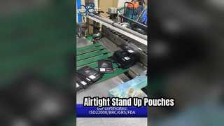 স্ট্যান্ড আপ জিপার পাউচ B2B পাইকারি রিসেলযোগ্য কাস্টম ফুড সেফ এয়ারটাইট
