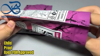 এফডিএ প্রত্যয়িত কাস্টম চাইল্ড প্রুফ মাইলার ব্যাগ