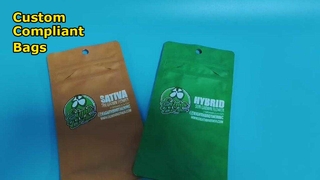 গাঁজা ব্র্যান্ডের জন্য কাস্টম প্রিন্টিং চাইল্ড রেজিস্ট্যান্ট ব্যাগ পাইকারী বিক্রেতা US/EU অনুবর্তী