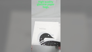 কাস্টমাইজযোগ্য আকার উচ্চ স্বচ্ছতা পোশাক প্যাকেজিং জন্য 100% জৈব বিঘ্নযোগ্য গ্লাসিন কাগজ ব্যাগ