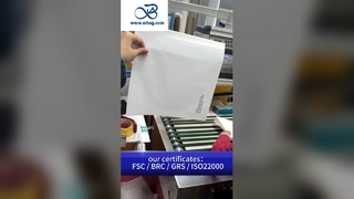 প্রিমিয়াম পোশাক প্যাকেজিংয়ের জন্য পরিবেশ বান্ধব কাস্টমাইজযোগ্য স্বচ্ছ গ্লাসিন পেপার ব্যাগ