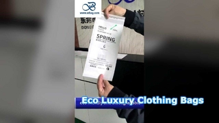বিলাসবহুল পোশাক প্যাকের জন্য স্ব-আঠালো সীল সহ FSC প্রত্যয়িত কাস্টমাইজযোগ্য আকারের গ্লাসিন পেপার ব্যাগ