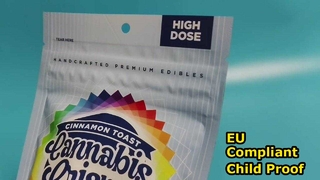 ইইউ ক্যানাবিস ডিসপেনসারি এবং ব্র্যান্ডের জন্য চাইল্ড-প্রুফ প্যাকেজিং ইউএস সার্টিফাইড বাল্ক