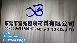 এফডিএ অনুমোদিত কাস্টম লোগো প্লাস্টিকের ব্যাগ পাইকারি
