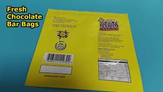 মিষ্টান্ন ব্র্যান্ডের জন্য চকলেট বার প্লাস্টিক ব্যাগ 500 গ্রাম ফুড-গ্রেড বাল্ক