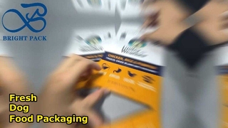 কুকুরের খাবারের জন্য হলুদ পলিথিন প্যাকিং ব্যাগ 170 গ্রাম