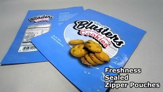 ময়েশ্চার-প্রুফ জিপার ফুড স্টোরেজ পাউচ