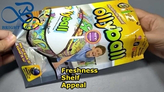 রিসেলযোগ্য জিপ লক স্ট্যান্ড আপ পাউচ