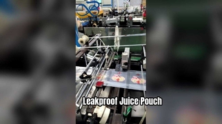ফুড সেফ স্ট্যান্ডেবল জুস স্পাউট পাউচ লিকপ্রুফ ক্লিয়ার জুস প্যাকেজিং পাউচ