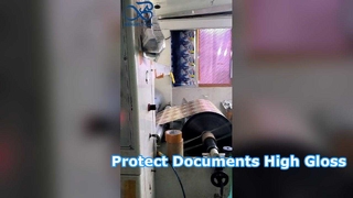 ল্যামিনেশন ম্যাটেরিয়াল হাই গ্লস থার্মাল লেমিনেটিং ফিল্ম অফিস স্কুল ব্যবহার