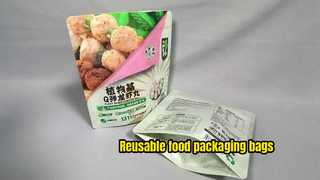 পুনরায় ব্যবহারযোগ্য খাদ্য প্যাকেজিং ব্যাগ