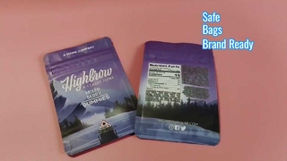 ক্যানাবিস কমপ্লায়েন্স এবং ব্র্যান্ডিং সলিউশনের জন্য কাস্টম চাইল্ড রেজিস্ট্যান্ট জিপলক ব্যাগ