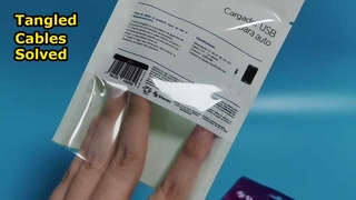 ইলেকট্রনিক আনুষাঙ্গিক ব্র্যান্ডের জন্য কেবল ইউএসবি ব্যাগ পোর্টেবল ওয়াটারপ্রুফ বাল্ক