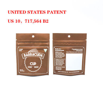 তামাক প্যাকেজিংয়ের জন্য নিরাপদ প্লাস্টিকের জিপার লক সহ কাস্টমাইজড গন্ধ-প্রতিরোধী শিশু প্রতিরোধী মাইলার ব্যাগ