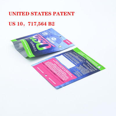 সুরক্ষিত প্লাস্টিকের জিপ লক সহ তামাক প্যাকেজিংয়ের জন্য কাস্টম গন্ধ-প্রমাণ, শিশু-নিরাপদ মাইলার ব্যাগ