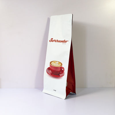 একমুখী নির্গমন ভালভ কফি বিন সঞ্চয় ব্যাগ তাজা রাখে সুগন্ধি 1 কেজি 5 পাউন্ড