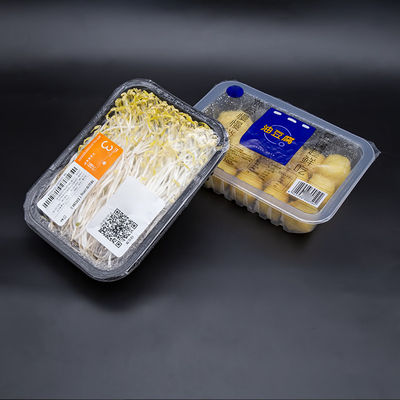 উদ্ভিজ্জ খাদ্য সিলিং ফিল্ম প্রসারিত তাজা জন্য PE পিপি পিইটি AL