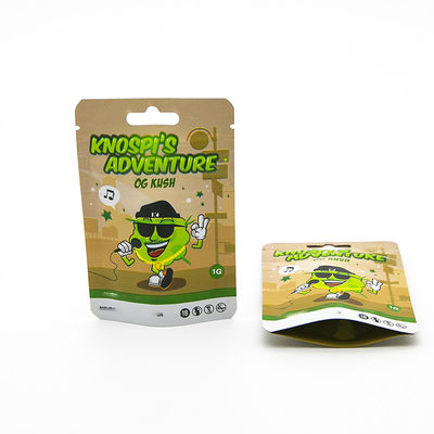 কাস্টম শিশু-প্রমাণ গন্ধহীন জিপ মাইলার পকেট তামাক / সিগারেট সঞ্চয় করার জন্য