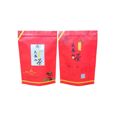 জিপার ফুড স্টোরেজ সহ আর্দ্রতা সুরক্ষা সহ স্ট্যান্ড আপ অ্যালুমিনিজড প্লাস্টিকের ব্যাগ