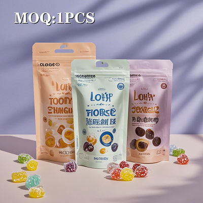 খাদ্য প্যাকেজিংয়ের জন্য বায়ুরোধী সিল সহ টেকসই জিপার স্টোরেজ ব্যাগ