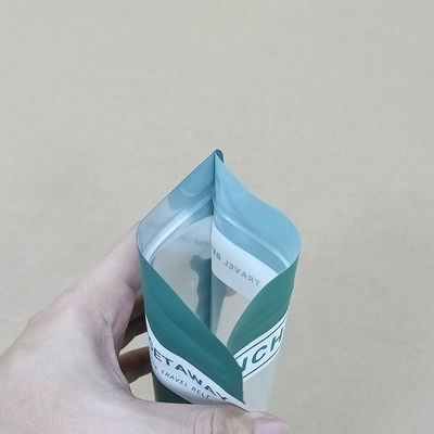 কাস্টম মুদ্রণ স্ব-সিলিং সাইড গ্যাসেট ফ্ল্যাট নীচের থলি ফসল, Whey, দুধ পাউডার খাদ্য Mylar ব্যাগ জন্য জিপার সঙ্গে