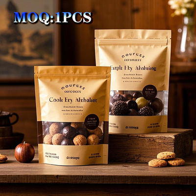 আর্দ্রতা সুরক্ষার জন্য কাস্টম প্রিন্ট সহ খাদ্য-গ্রেড গ্যাসটেড ব্যাগ