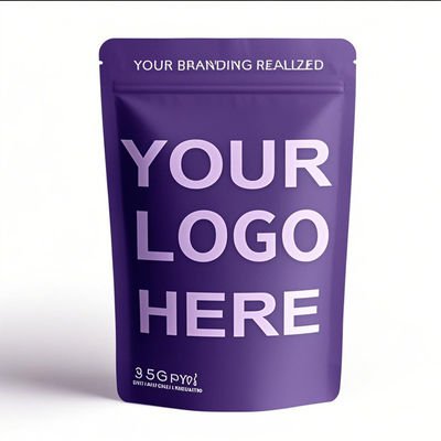 খাদ্য সুরক্ষিত ফ্রিজড মাইলার স্ট্যান্ড আপ জিপার ব্যাগ বক্সের সাথে এফডিএ / এসজিএস / রোস সার্টিফাইড আর্দ্রতা-প্রমাণ পকেট