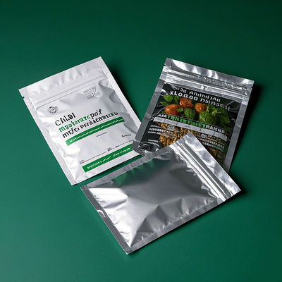 শিশু প্রতিরোধী মাইলার ব্যাগ FCC সার্টিফাইড শিশু-প্রমাণ প্যাকেজিং বায়ুরোধী আর্দ্রতা-প্রমাণ খাদ্য গ্রেড কাস্টম জিপার / আকার / মুদ্রণ