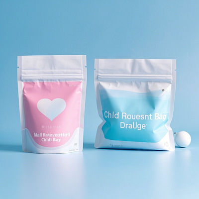 সিপিএসসি সার্টিফাইড চাইল্ড প্রুফ স্ট্যান্ড আপ পকেট এয়ারসেনশিয়াল প্যাকেজিং ফুডস / সাপ্লিমেন্টসের জন্য