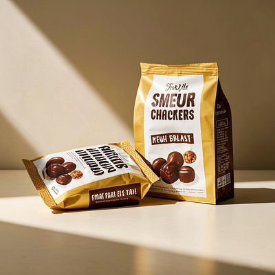 Custom Printed BOPET Coffee Bags - Matte Black Finish For Luxury Brand Identity