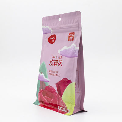 এফডিএ সার্টিফাইড স্ট্যান্ডিং পকেট ফ্ল্যাট নীচের ফুটো-প্রমাণ নকশা & উচ্চ বাধা উপাদান কাস্টম লোগো আকার মুদ্রণ বাল্ক অর্ডার ছাড় কফি / স্ন্যাকস / বাদামের জন্য